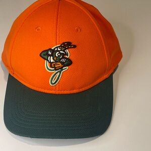 Orange and Green Baseball Cap